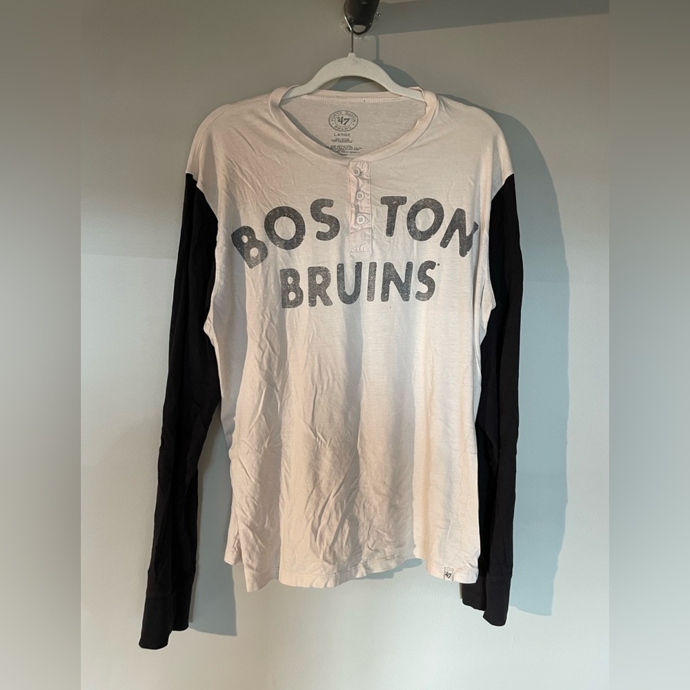 Vintage 47 Brand Boston Bruins Henley